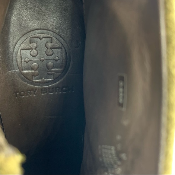 NEW! Tory Burch Alaina Olive Green Suede Boots - Picture 9 of 15